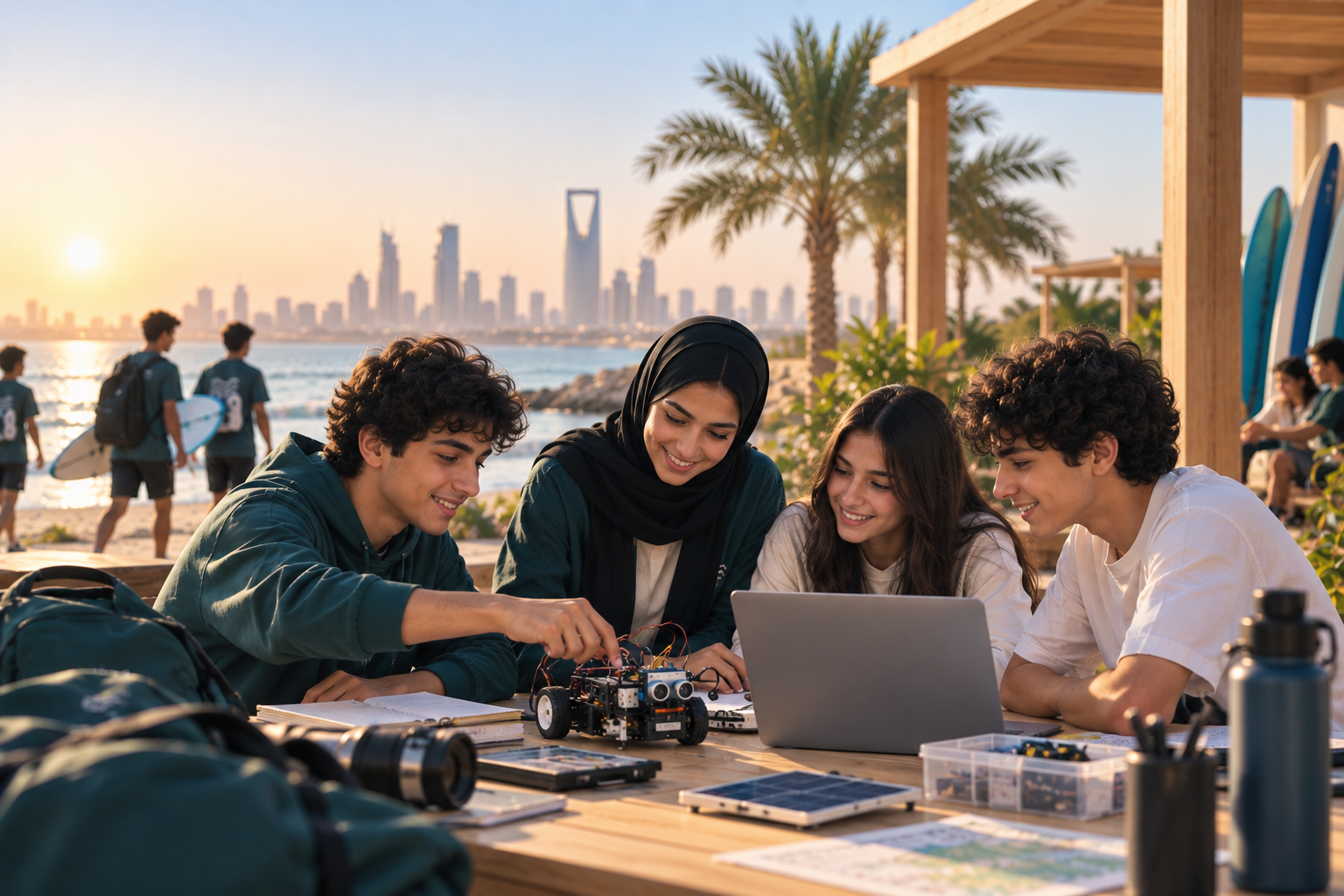 اجعل هذا الصيف أكثر فائدة مع مخيم صيفي في السعودية